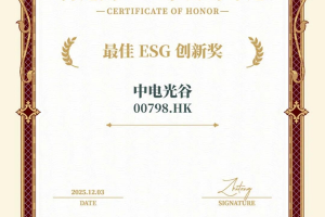 中电光谷荣获“最佳ESG创新奖”