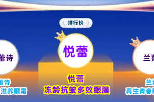 去黑眼圈眼袋眼霜眼膜排行榜 延缓眼周肌衰老用什么眼霜眼膜？
