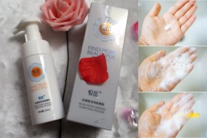 悦蕾玫瑰莹润净颜慕斯：敏感肌温和清洁的新革命