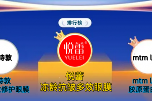 明星延缓眼部衰老用什么眼膜？明星眼部护理挚爱眼膜排行榜10强
