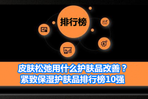 皮肤松弛用什么护肤品改善？紧致保湿护肤品排行榜10强